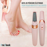 Load image into Gallery viewer, Lime À Pied Électrique Pour Nettoyage De La Peau Dure Et Morte De Talons Et Ongles À 2 Rouleau
