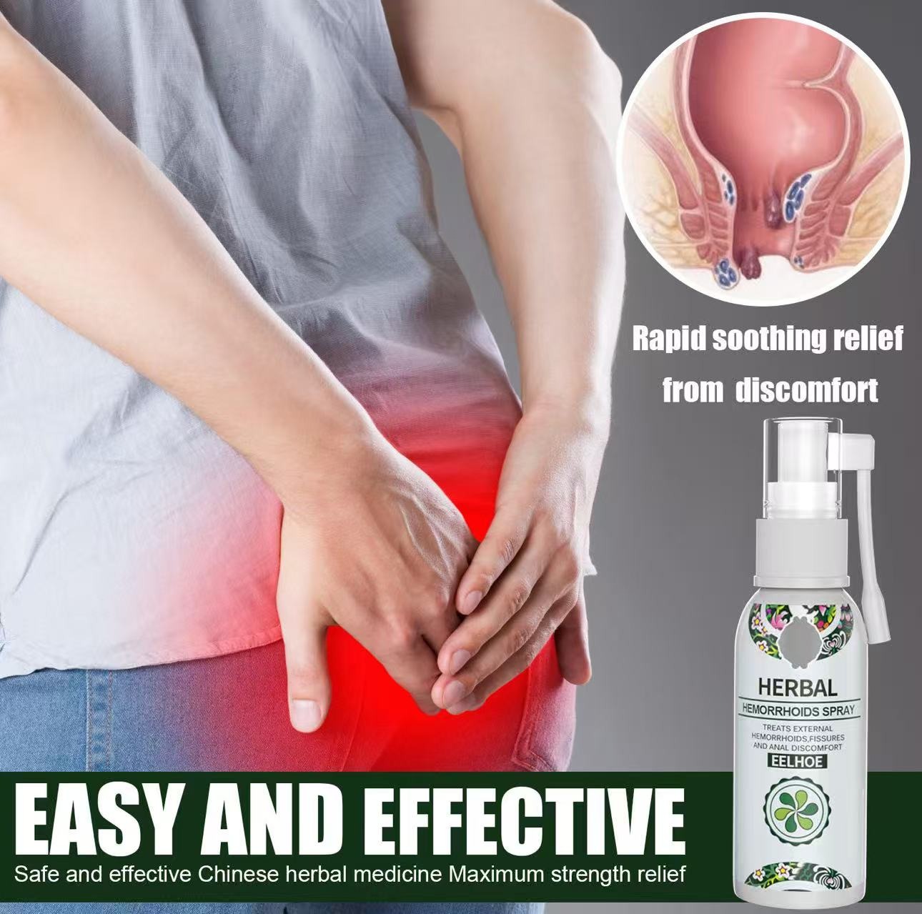 Spray Anti-Hémorroïde HERBAL