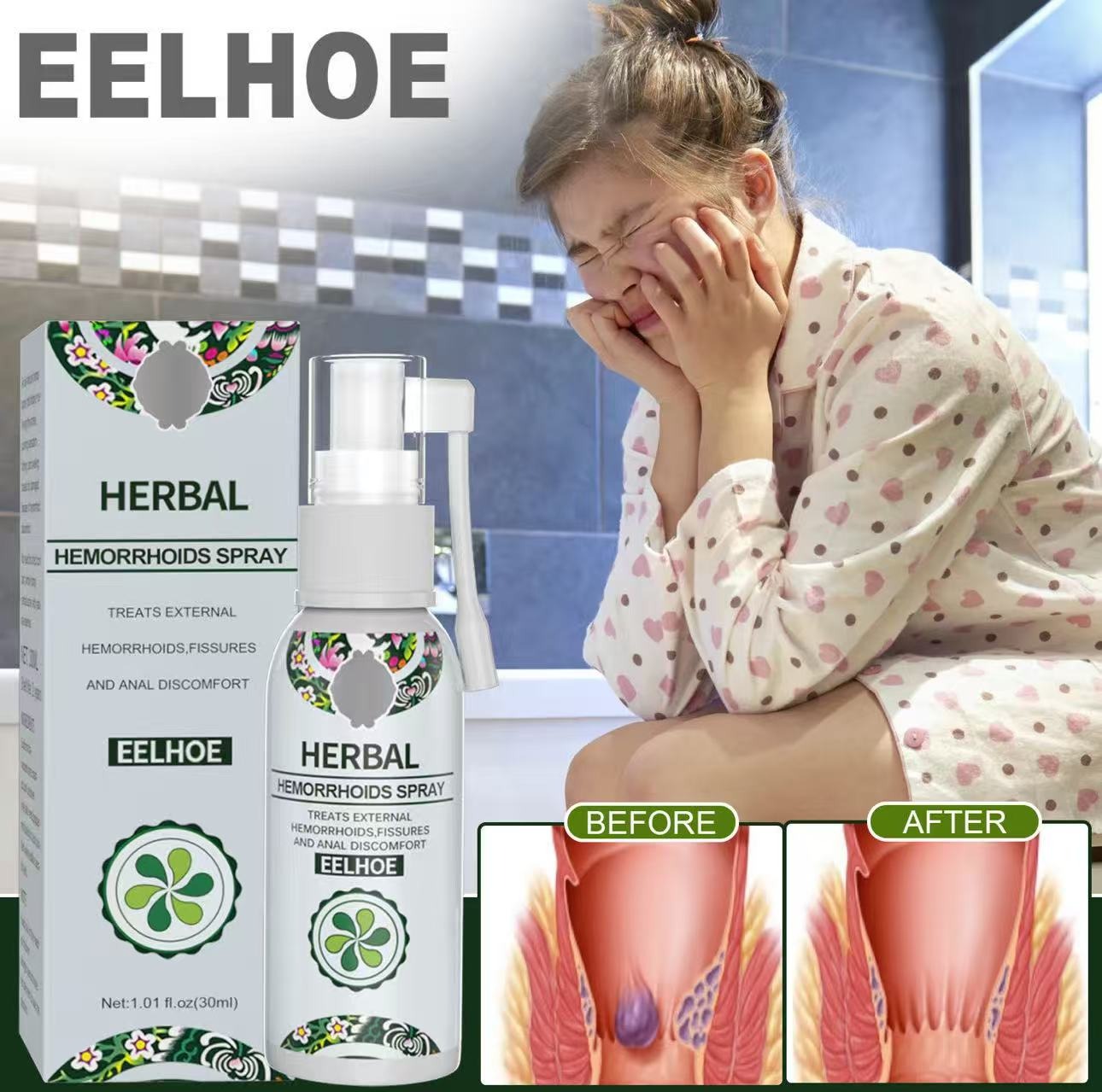 Spray Anti-Hémorroïde HERBAL