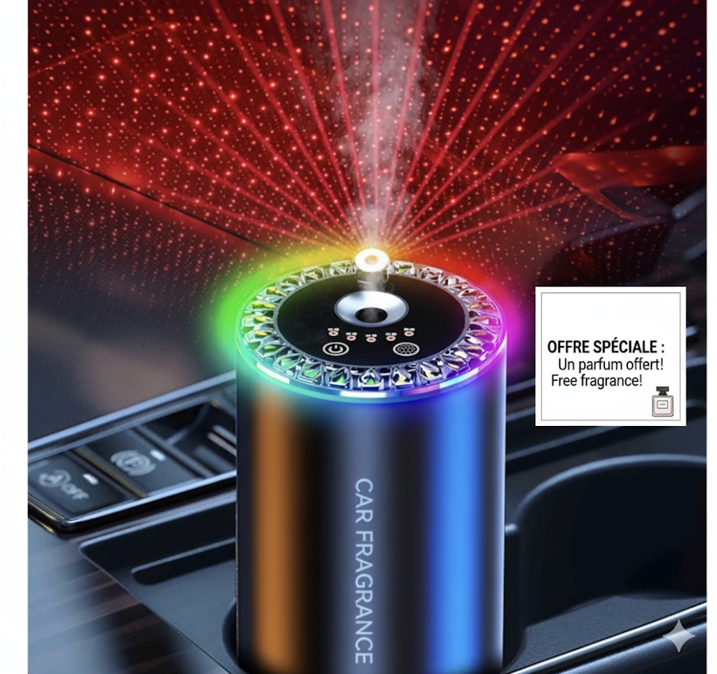 Diffuseur à huile essentielle avec projecteur