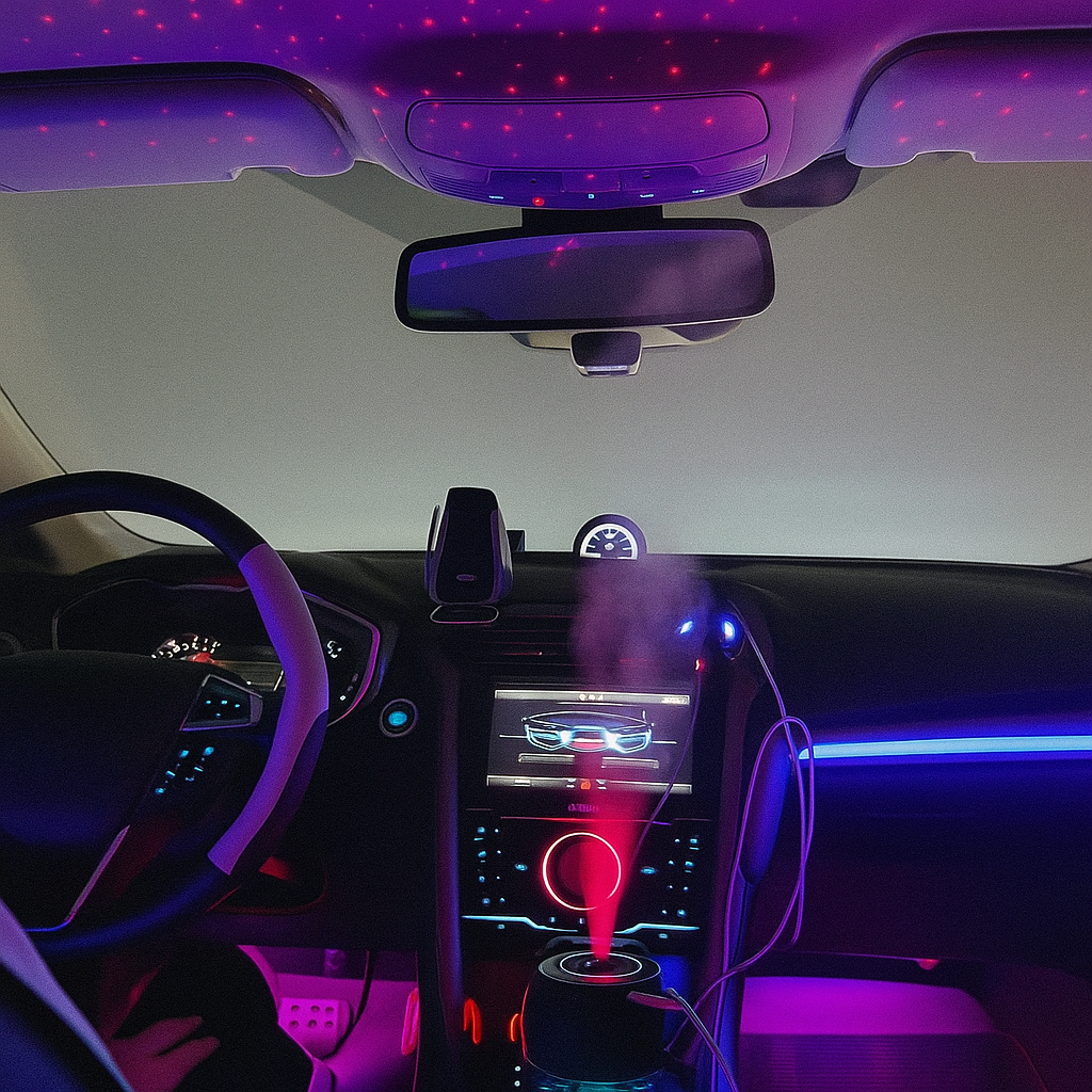 Diffuseur à huile essentielle avec projecteur